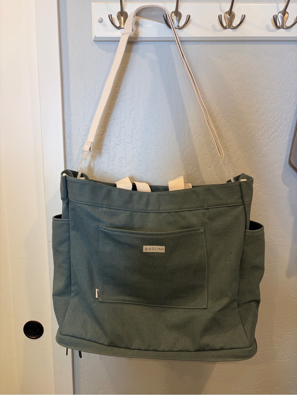 Birdling Green Travel Tote Bag